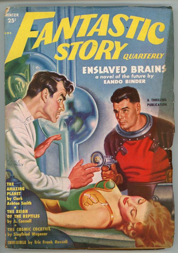 Fantastic Story" Winter 1951  GGA Cvr Bergey ; Clark A Smith