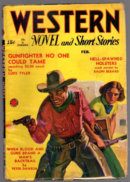 Western Novels and Short Stories Feb 1941 Red Circle Pulp, Luke Tyler