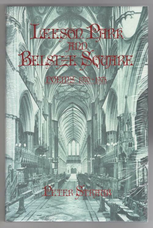 Leeson Park and Belsize Square: Poems 1970-1975 by Peter Straub (Still Sealed)