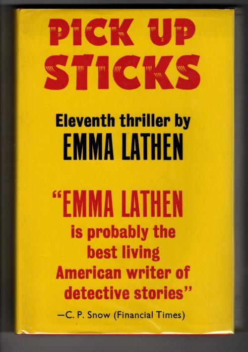 Pick Up the Sticks by Emma Lathen (First UK Edition) Gollancz File Copy