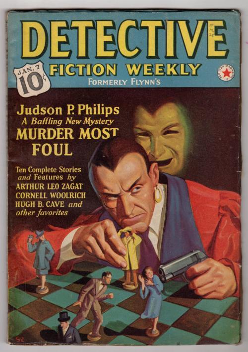 Detective Fiction Weekly Jan 7 1939 Woolrich Story - Pulp - High Grade