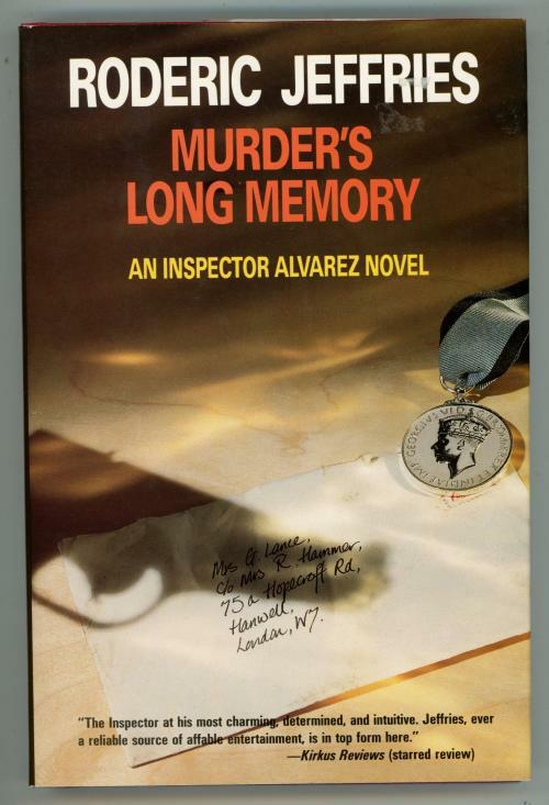 Murder's Long Memory by Roderic Jeffries (First American Edition)