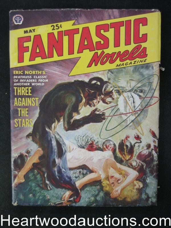 Fantastic Novels May  1950 Saunders Cvr, Finlay, Paul - High Grade