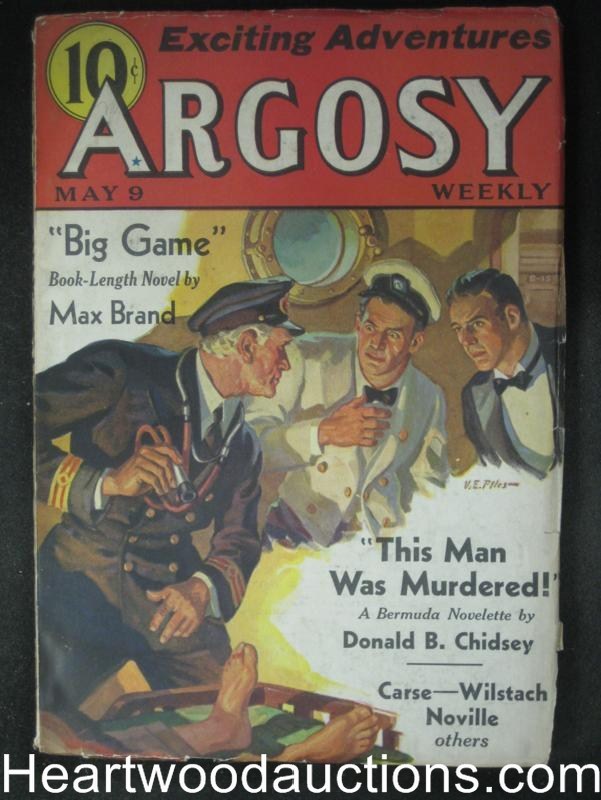 Argosy May 09, 1936 Crime Cvr, Max Brand