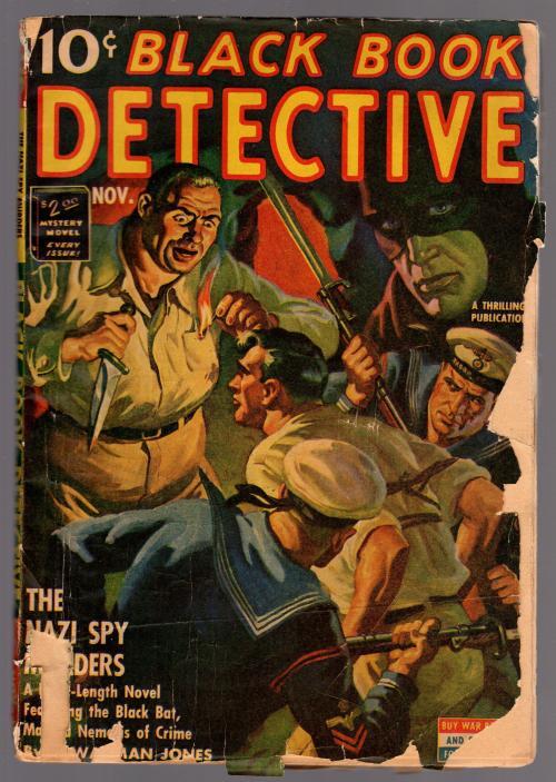 Black Book Detective Nov 1942 Wild Cover - Pulp