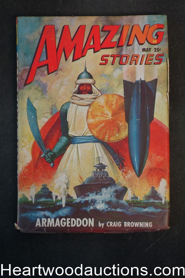 Amazing Stories May 1948  J. Allen St. John Illustrations - High Grade