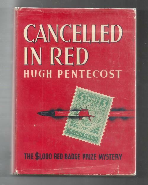 Cancelled In Red by Hugh Pentecost (First Edition)