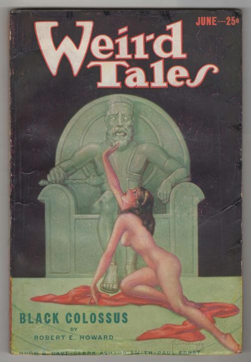 Weird Tales Jun 1933 Brundage GGA Cvr; Robert E. Howard Conan; Jack Williamson