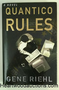 QUANTICO RULES by Gene Riehl SIGNED FIRST Debut Novel