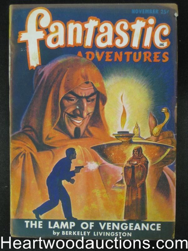 Fantastic Adventures Nov  1947 Neat Devil Cvr by RG Jones
