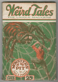 Weird Tales Jun 1925 Classic Man vs Spider Cvr, Rare;