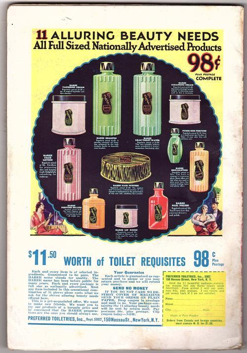 Weird Tales Feb 1933 St. John Cvr; A. Kline Buccaneers of Venus pt 4 - Pulp