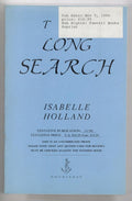 The Long Search by Isabelle Holland (First Edition) Uncorrected Proof