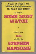 Some Must Watch by Stephen Ransome (First UK Edition) Gollancz File Copy