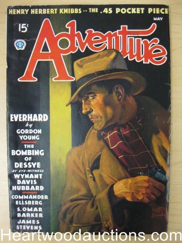 "Adventure" May 1936 Baumhofer - High Grade