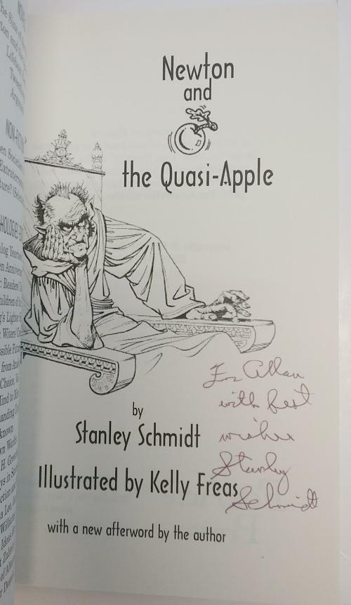 Newton and the Quasi-Apple by Stanley Schmidt (First thus) Signed