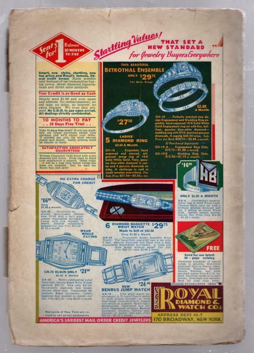 Ace-High May 1933 George Harris Cover Art