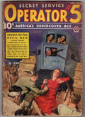 Operator #5 May-Jun 1938 Wild Barb-Wire Cover - Pulp