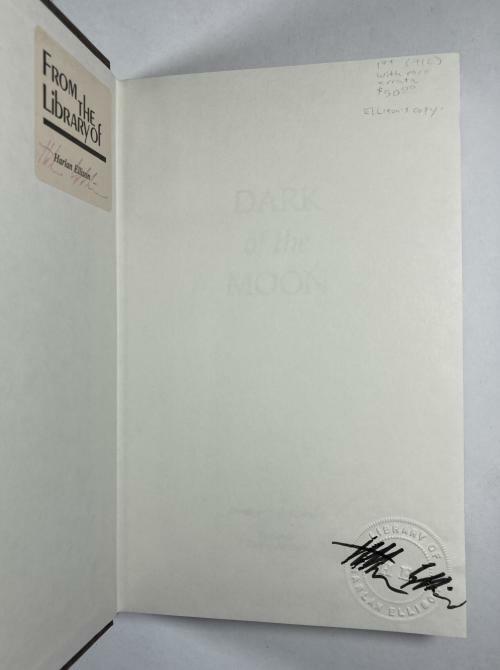 Dark of the Moon by P. C. Hodgell (First Edition) Signed by Harlan Ellison