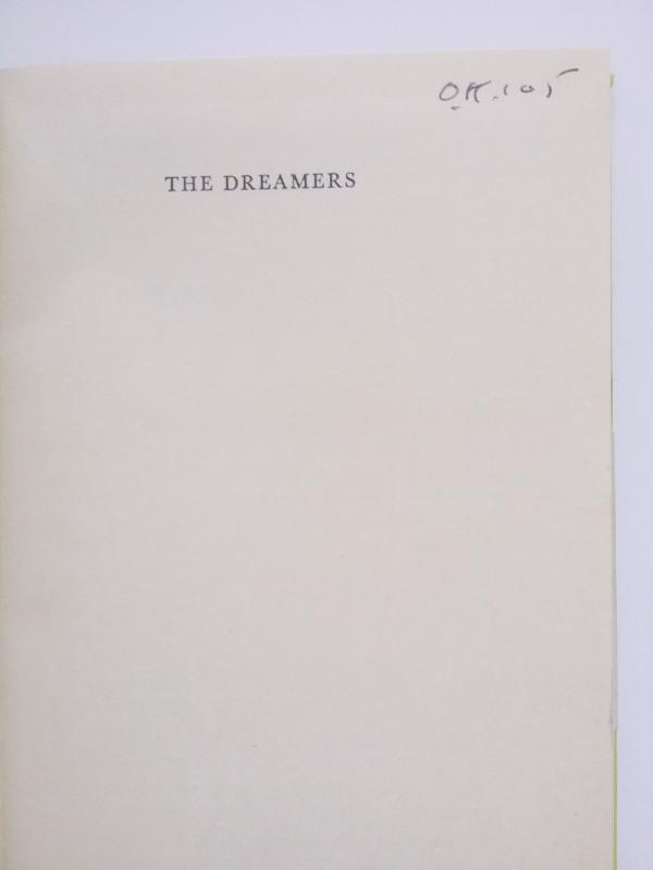 The Dreamers by Roger Manvell (First UK Edition) File Copy w/Promo Band