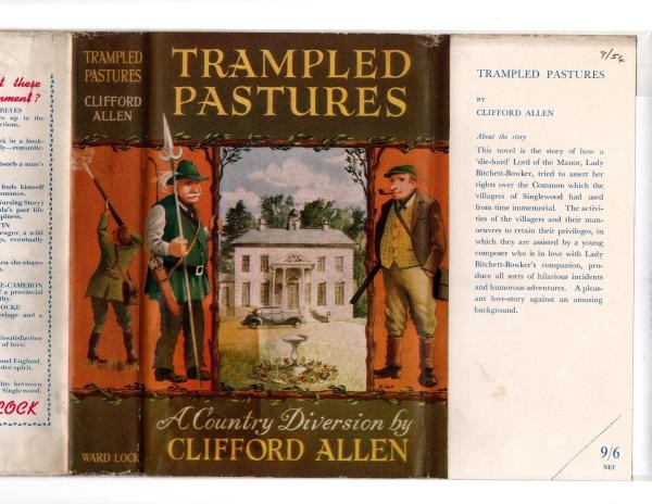 Trampled Pastures by Clifford Allen (First Edition) File Copy