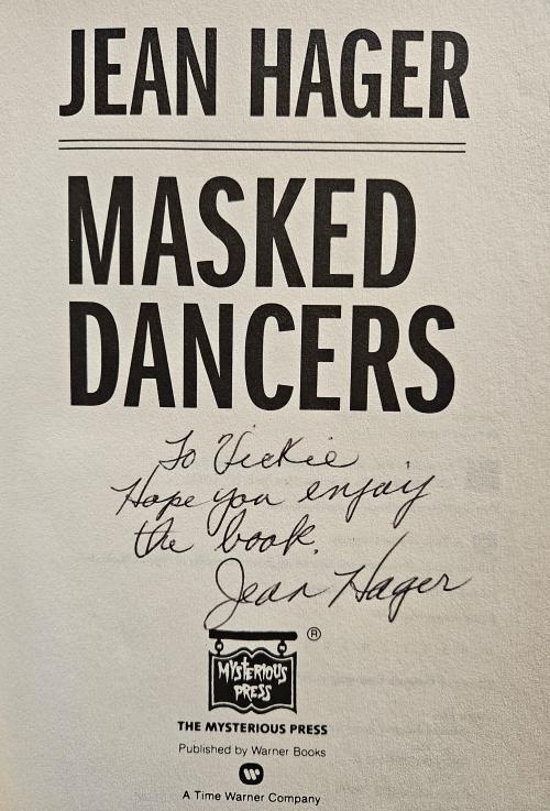 Masked Dancers by Jean Hager (First Edition) Signed