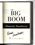 The Big Boom by Domenic Stansberry (Edgar Award Winner) Signed