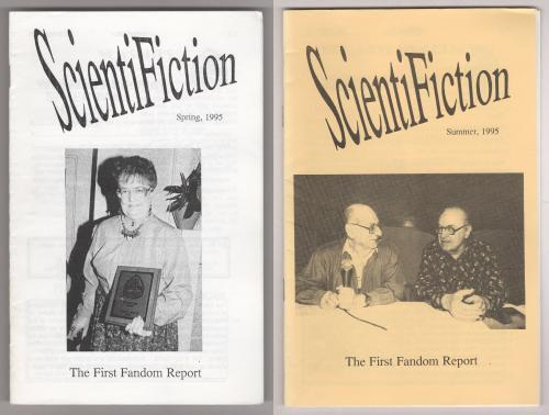ScientiFiction 1995 All 4 Issues First Fandom Sci-fi Fanzine (1st) Korshak's