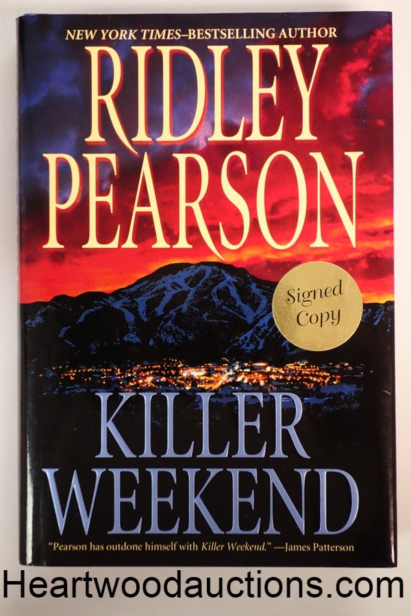 Killer Weekend by Ridley Pearson SIGNED FIRST