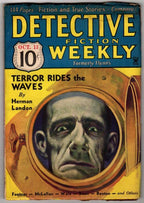 Detective Fiction Weekly Oct 13,1934 First David Goodis story; H. Landon Cvr ...