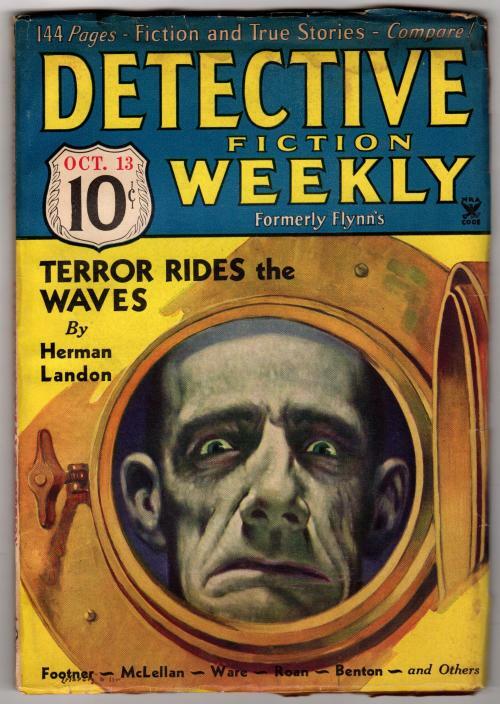 Detective Fiction Weekly Oct 13,1934 First David Goodis story; H. Landon Cvr ...
