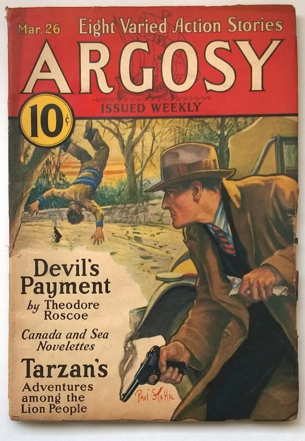 Argosy Mar 26, 1932 Edgar Rice Burroughs - Tarzan and the City of Gold (3/6)