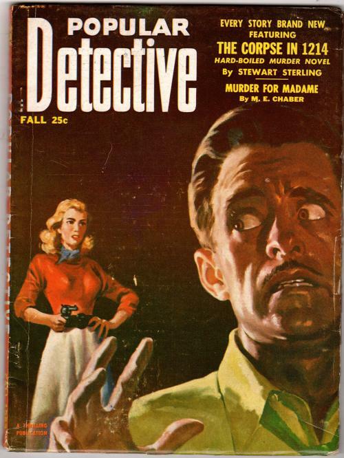 Popular Detective 1953 Fall Pulp Stewart Sterling; Stan Widney; M.E. Chaber; ...