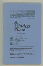 A Hidden Place by Robert Charles Wilson