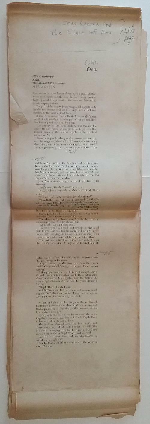 John Carter of Mars and The Giant of Mars (Unbound Galley) by Edgar Rice Burr...