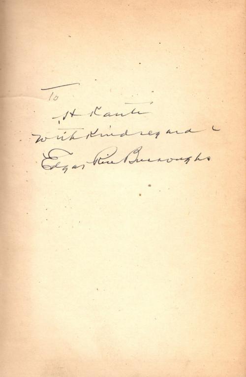 The Mad King by Edgar Rice Burroughs (First Edition) Signed
