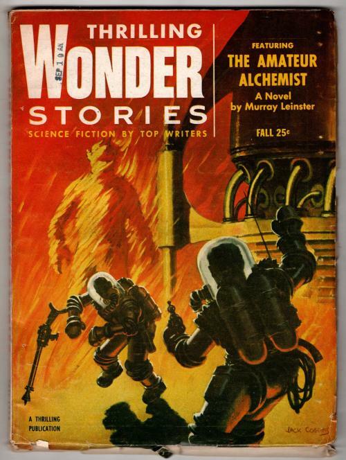 Thrilling Wonder Fall 1954 Pulp Jack Coggins Cvr; Murray Leinster