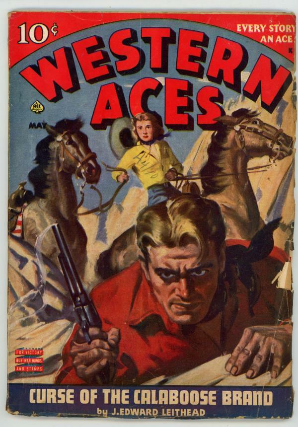 Western Aces May 1945 Ernest Chiriacka Cvr Pulp