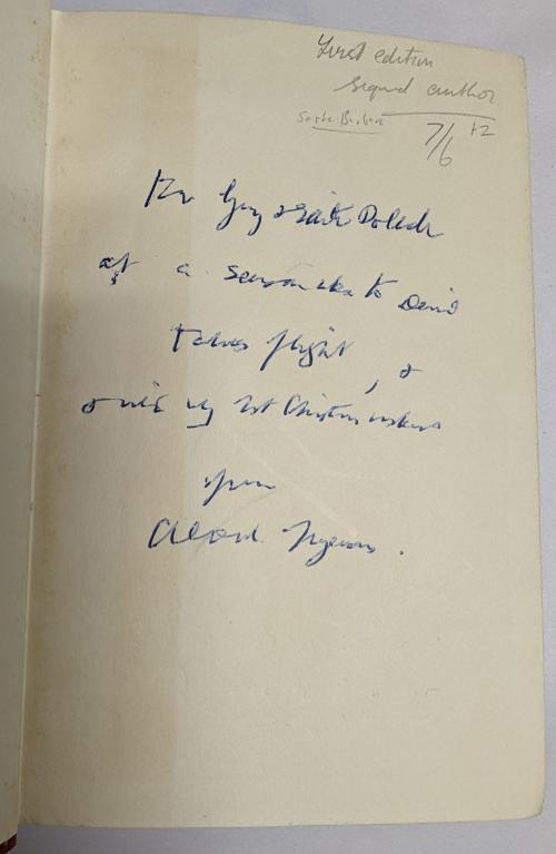 The Devil Takes a Holiday by Alfred Noyes (First Edition) Signed