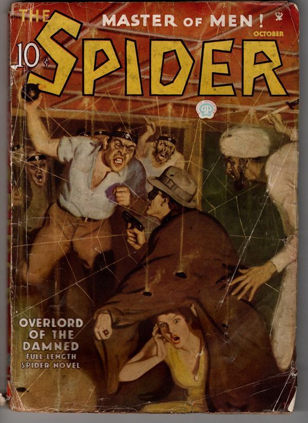 The Spider Oct 1935 John Newton Howitt Cvr, Ed Race