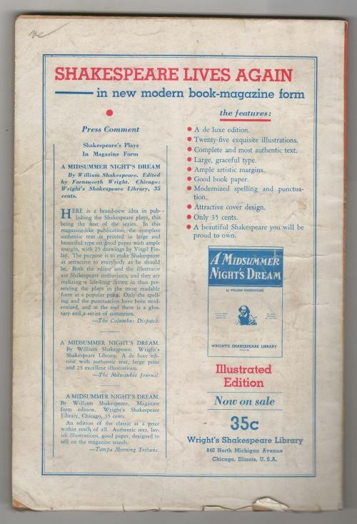 Weird Tales Sep 1936 M. Brundage Cvr; R. E. Howard Conan; Derleth; Hamilton