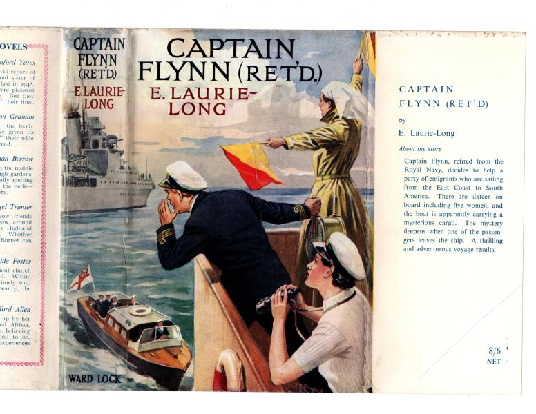 Captain Flynn (Ret'd) by E. Laurie Long (First Edition) Rare DJ Publisher's Copy