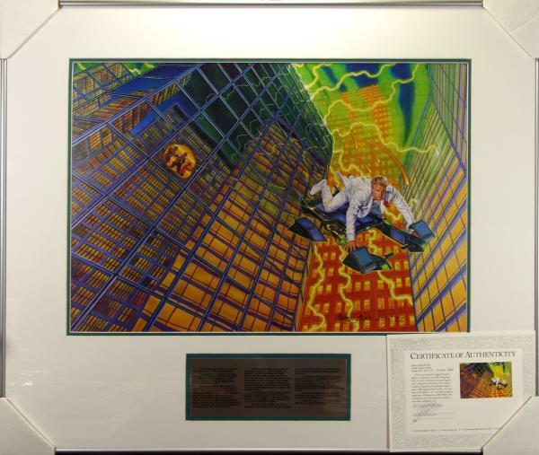 Scientology Sci-Fi DISASTER Gerry Grace LTD Signed Litho ART Print #421/500