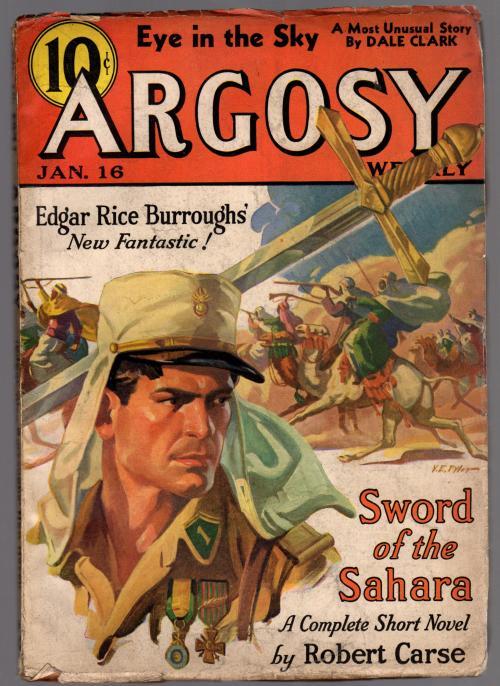 Argosy Jan 16 1937 Edgar Rice Burroughs - Seven Worlds to Conquer 2/6