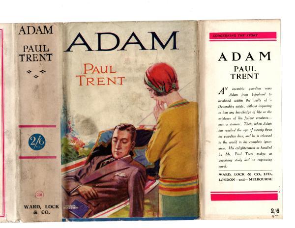 Adam by Paul Trent (Publisher's File Copy) Rare DJ