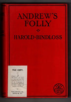 Andrew's Folly by Harold Bindloss (First Edition) Abbey DJ Cover