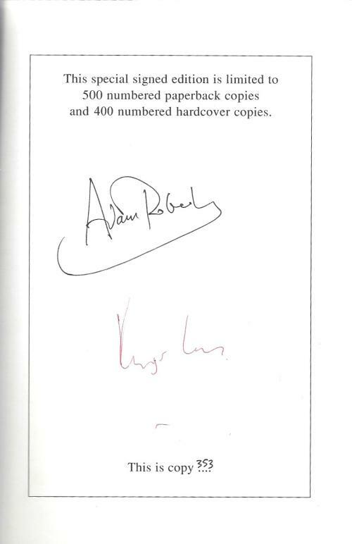 Park Polar by Adam Roberts (First Edition) Limited Signed