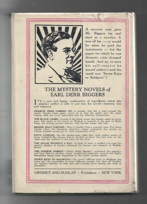 The Black Camel by Earl Derr Biggers (Grosset & Dunlap) Film tie-in