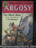 "Argosy" September 1 1934 Foreign Legion Cover - High Grade