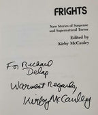 FRIGHTS by Kirby McCauley (editor) First Edition Signed